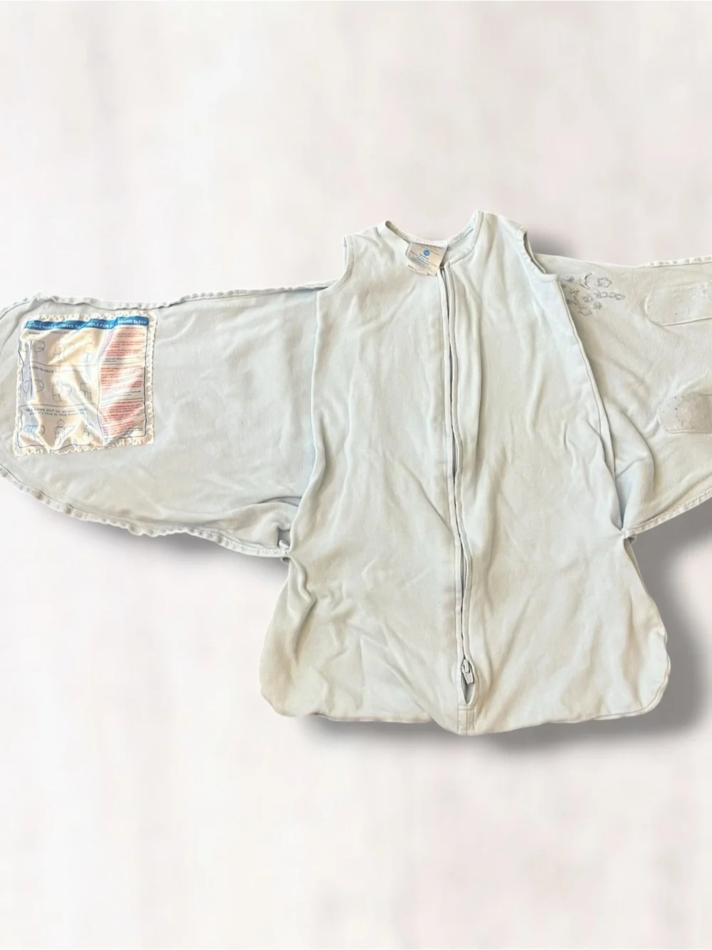 Halo Sleep Sack Swaddle in Light Blue
